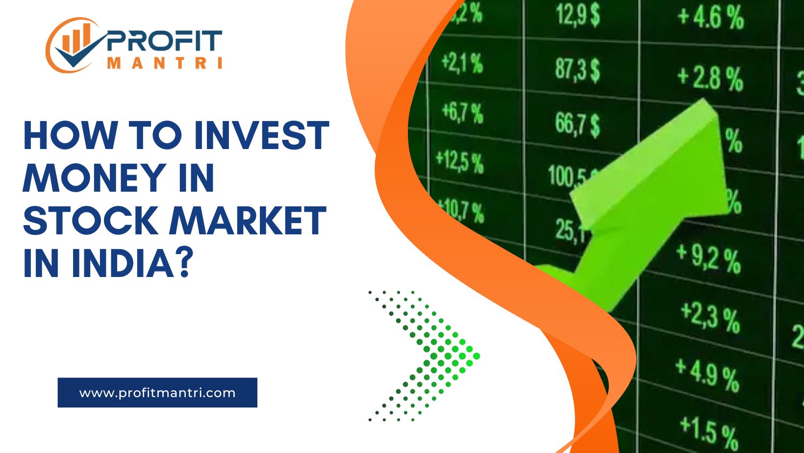 how to invest in stock market in india